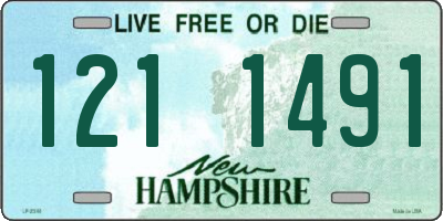 NH license plate 1211491