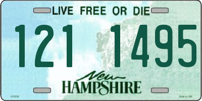NH license plate 1211495