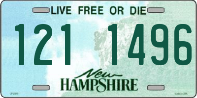 NH license plate 1211496