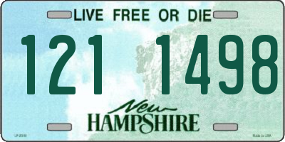 NH license plate 1211498