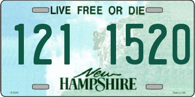 NH license plate 1211520