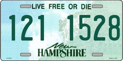 NH license plate 1211528