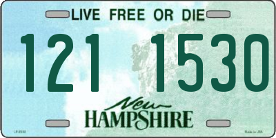 NH license plate 1211530