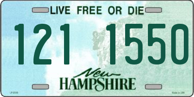 NH license plate 1211550