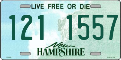 NH license plate 1211557