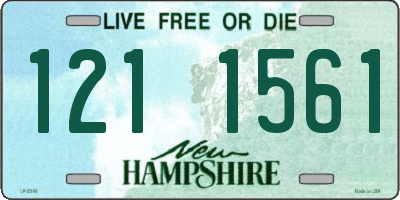 NH license plate 1211561