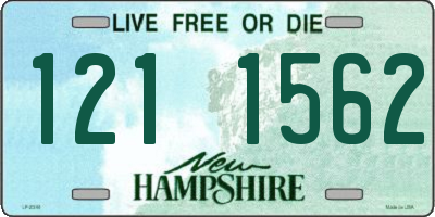 NH license plate 1211562