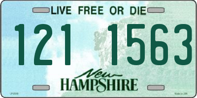 NH license plate 1211563