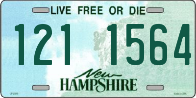 NH license plate 1211564