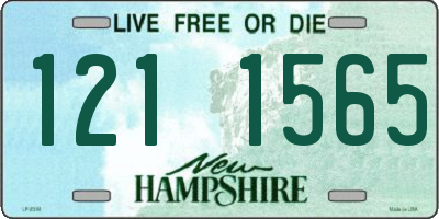 NH license plate 1211565