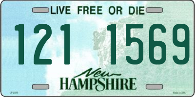 NH license plate 1211569