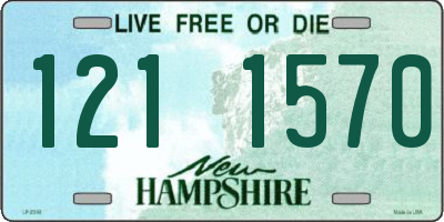 NH license plate 1211570