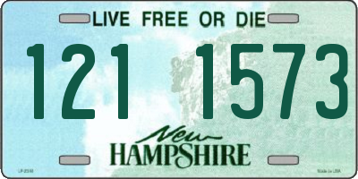 NH license plate 1211573