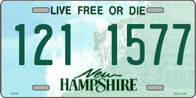 NH license plate 1211577