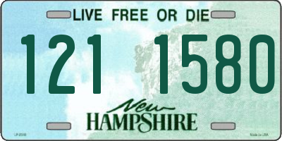 NH license plate 1211580