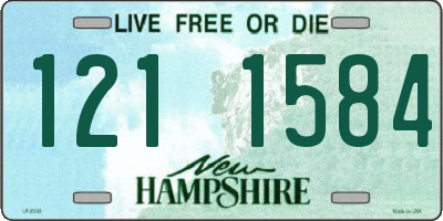 NH license plate 1211584