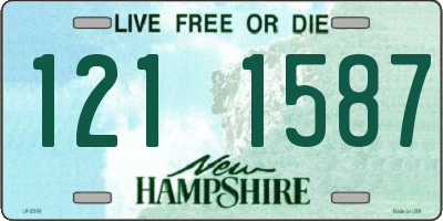 NH license plate 1211587