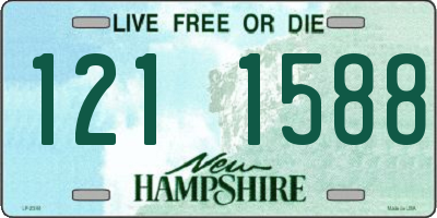NH license plate 1211588