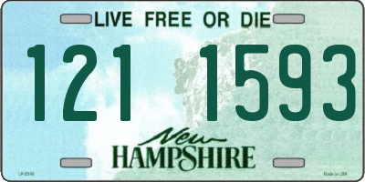 NH license plate 1211593
