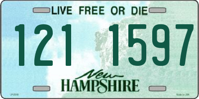 NH license plate 1211597