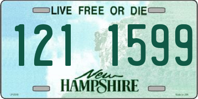 NH license plate 1211599