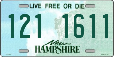 NH license plate 1211611