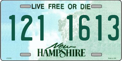 NH license plate 1211613
