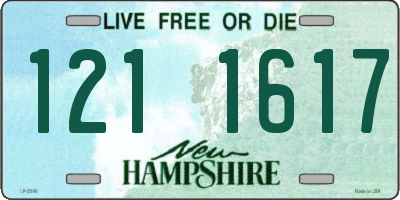 NH license plate 1211617