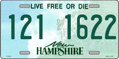 NH license plate 1211622
