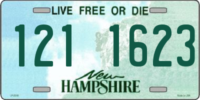 NH license plate 1211623