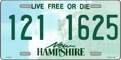 NH license plate 1211625