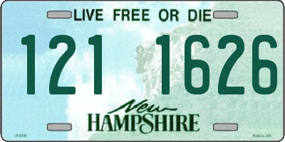 NH license plate 1211626
