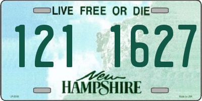 NH license plate 1211627
