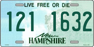 NH license plate 1211632