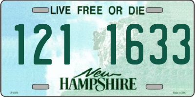 NH license plate 1211633