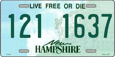 NH license plate 1211637