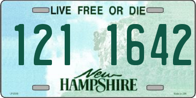 NH license plate 1211642