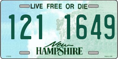 NH license plate 1211649