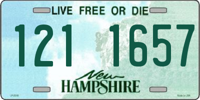 NH license plate 1211657