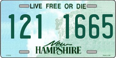 NH license plate 1211665