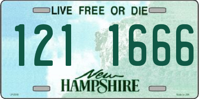 NH license plate 1211666