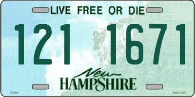 NH license plate 1211671