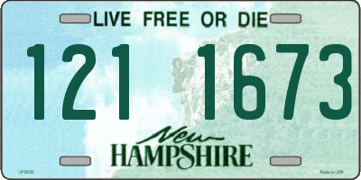 NH license plate 1211673
