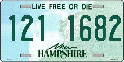 NH license plate 1211682