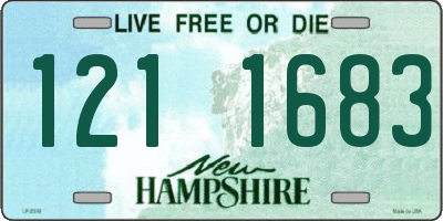 NH license plate 1211683