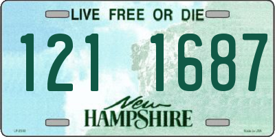 NH license plate 1211687