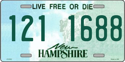 NH license plate 1211688