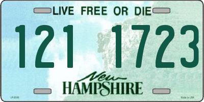 NH license plate 1211723