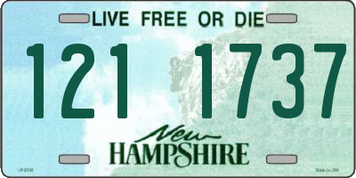 NH license plate 1211737
