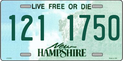NH license plate 1211750